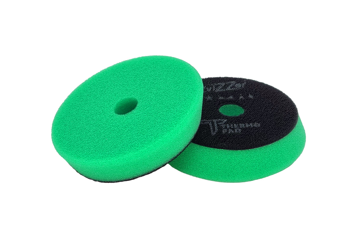 ZviZZer THERMO PAD - ЗЕЛЕНЫЙ твердый полировальный круг. Комплект 2шт (Диаметр 80мм)