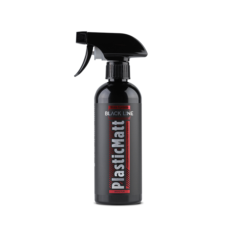 Shine Systems Black Line PlasticMatt Lacost- матовый полироль для пластика и винила (Объем 400 мл)