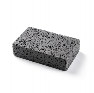 Shine Systems Black Sponge - чёрная крупноячеистая губка для мойки кузова автомобиля