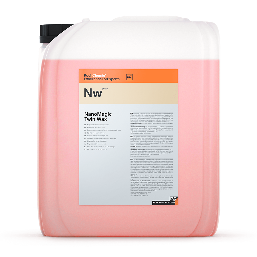 NanoMagic TWIN WAX осушитель нано-консервант политура (Объем 20 л)
