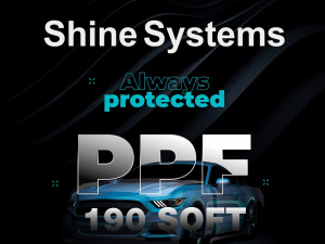 Shine Systems PPF TPU-190 Soft - антигравийная защитная полиуретановая пленка для авто