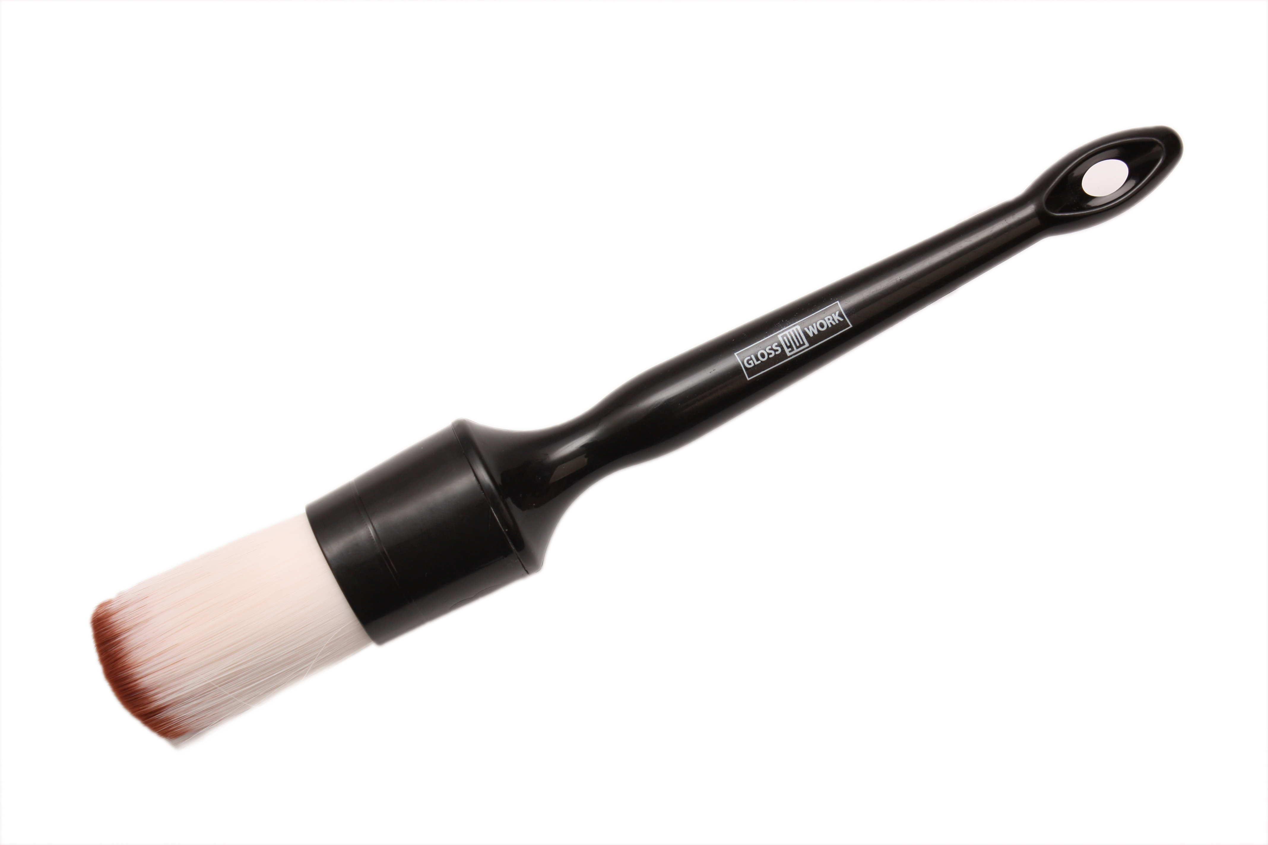 Detailing Brush #18 Кисть для детейлинга из белой синтетической щетины мягкая (Диаметр 27мм)