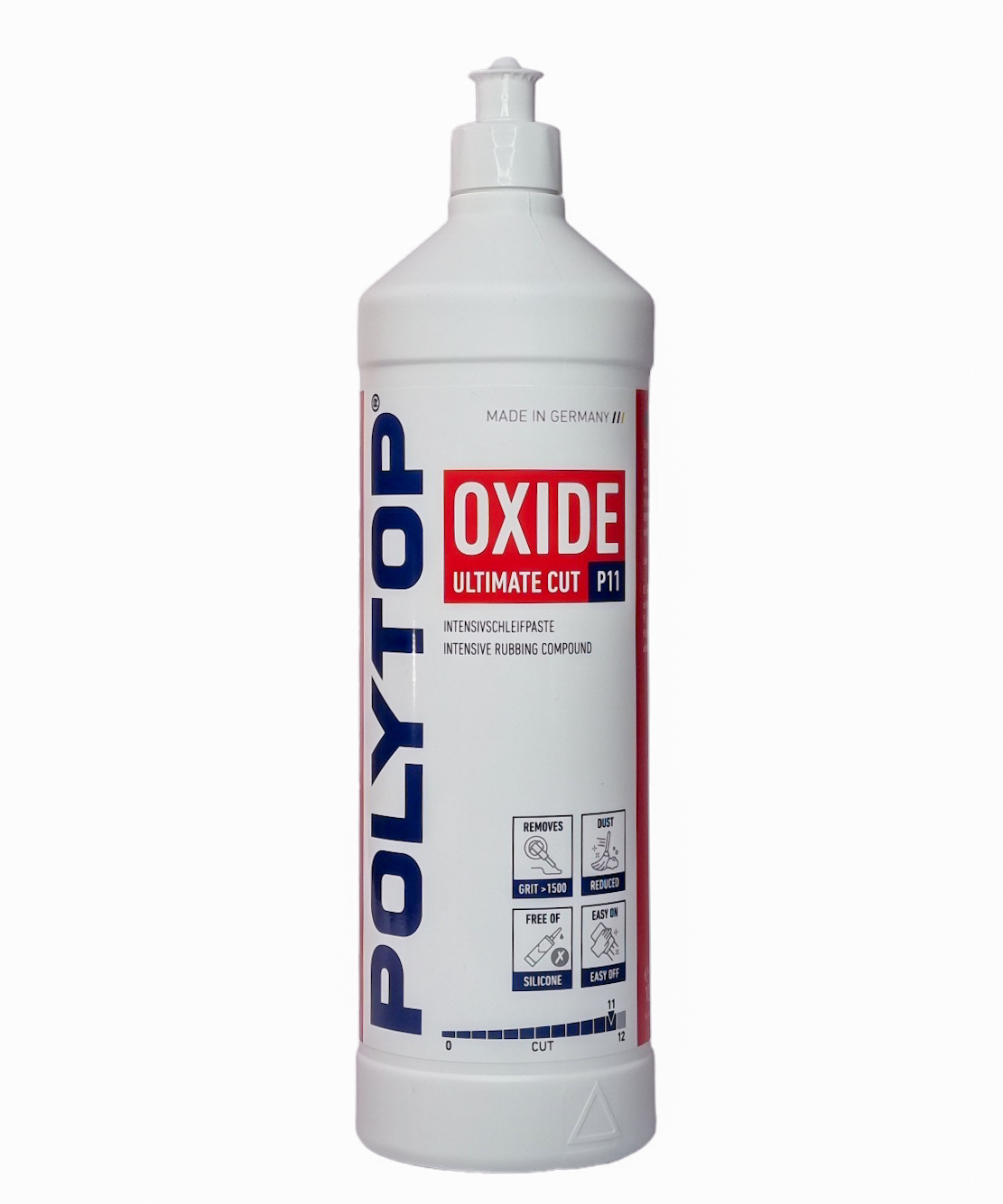 POLYTOP Oxide Ultimate Cut Р11 Абразивная полировальная паста Р1500 (Объем 1 л)