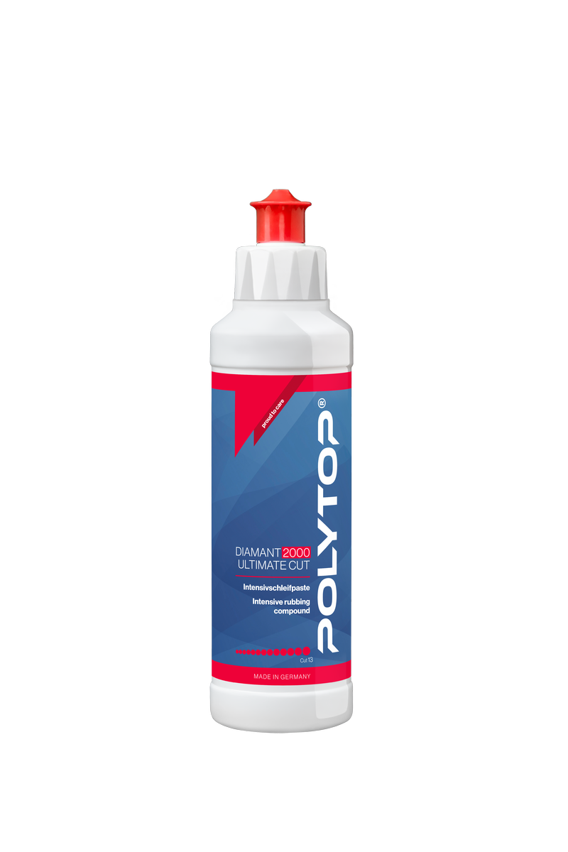 POLYTOP Diamant 2000 Ultimate Cut Высокоабразивная полировальная паста Р1000 (Объем 250мл)