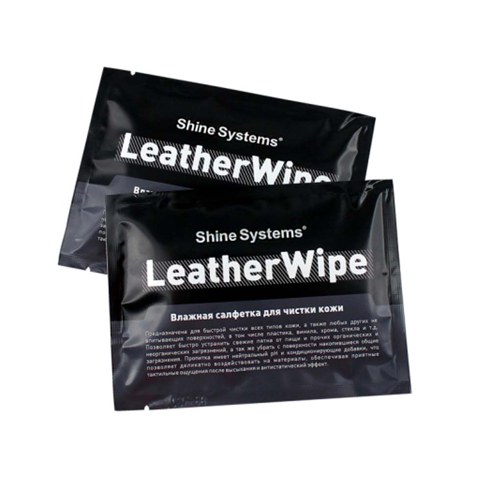 Shine Systems LeatherWipe влажная салфетка для чистки кожи 1 шт
