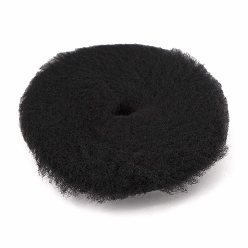 Полировальный круг из черного меха Shine Systems Black Wool (Диаметр 155 мм)