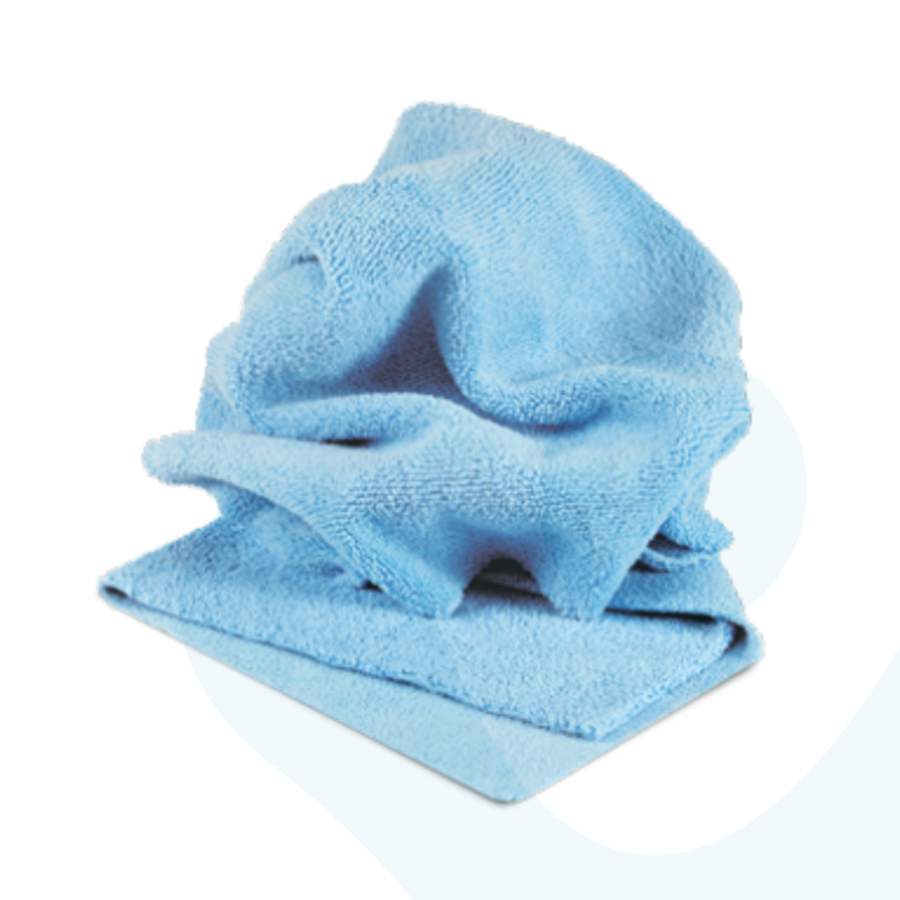 PROFI-MICROFASERTUCH BLAU Микрофибра салфетка 40*40 см, голубая, 400гр Au-241 (Комплект 1 шт)