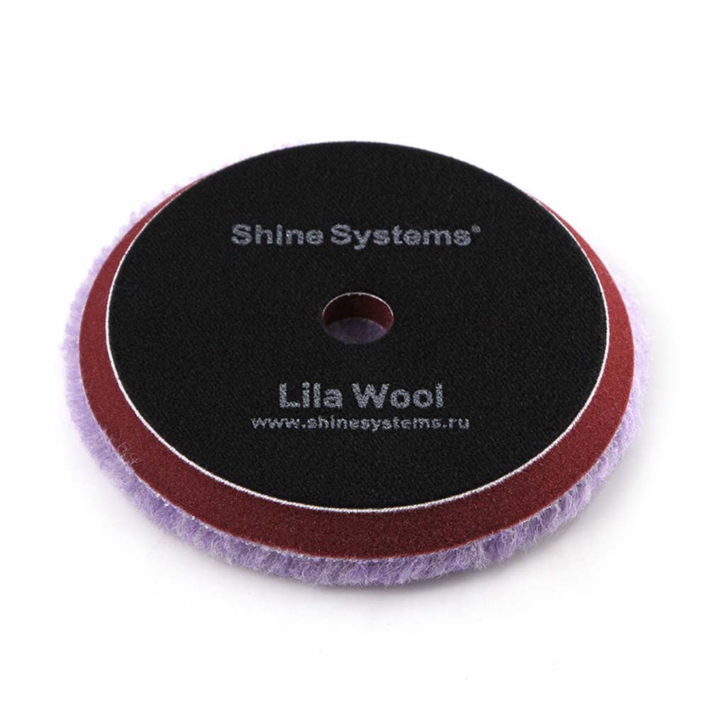 Полировальный круг из лилового меха Lila Wool Pad (Диаметр 155 мм)