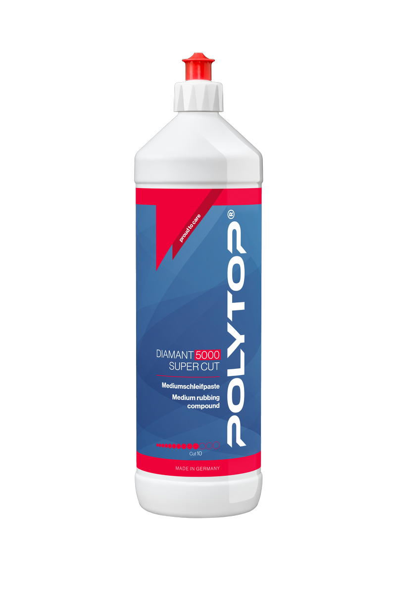POLYTOP Diamant 5000 Super Cut- Среднеабразивная "одношаговая" паста P3000 (Объем 250 мл)